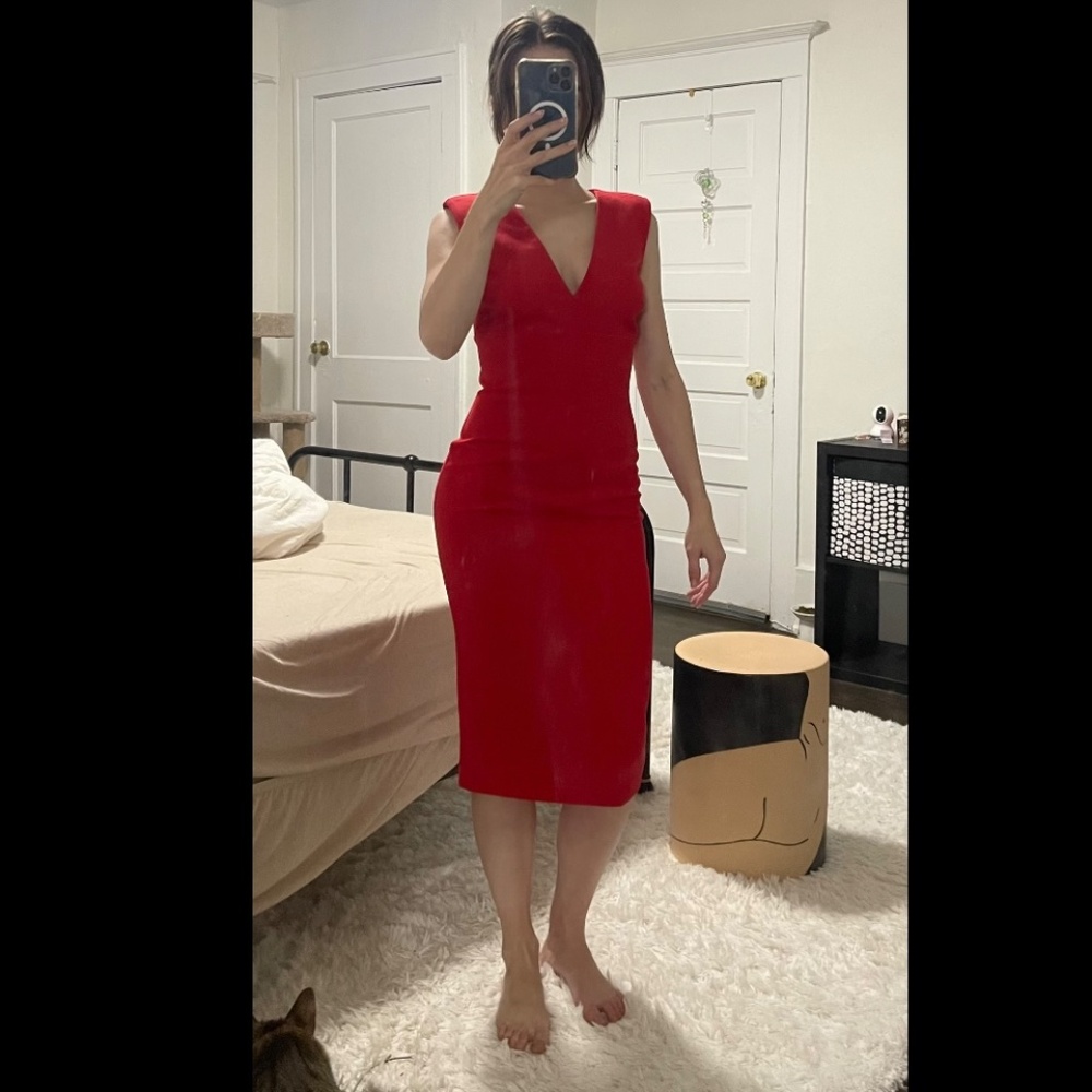 Likely Red Cocktail Dress Size 2